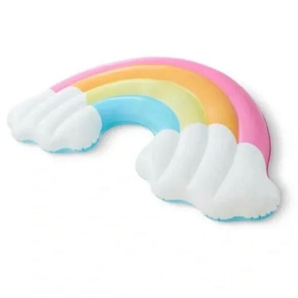 Stony Clover inflatable rainbow/pastel float.  See ALL pics.  NWT - Picture 1 of 8